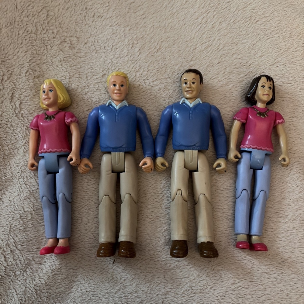 Fisher Price Loving Family 2 Moms, 2 Dads Dolls 1993-94
